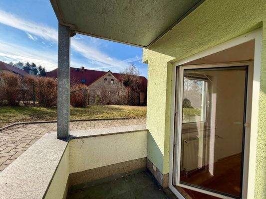 1-Raumwohnung mit Balkon