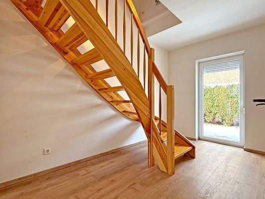 Treppenaufgang zum Dachgeschoss