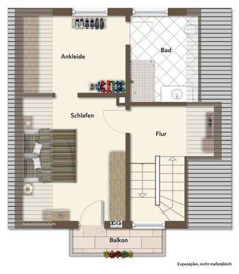 Grundriss Obergeschoss