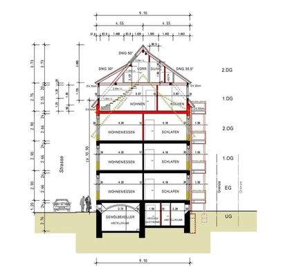 Schnitt gem. Planung