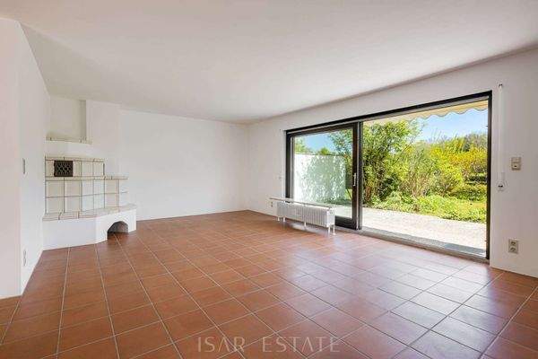 Wohnbereich mit Kachelofen