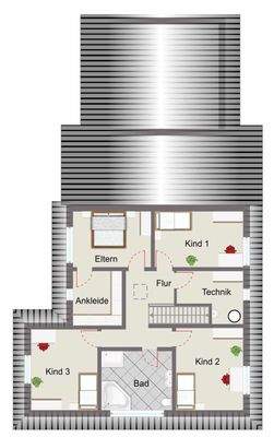 Grundriss Obergeschoss
