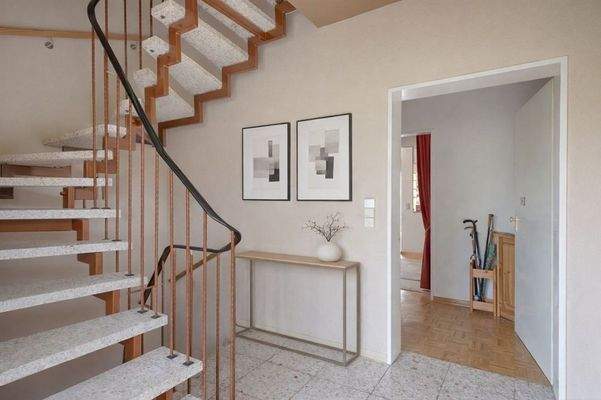 Aufgang zum OG Fotomontage