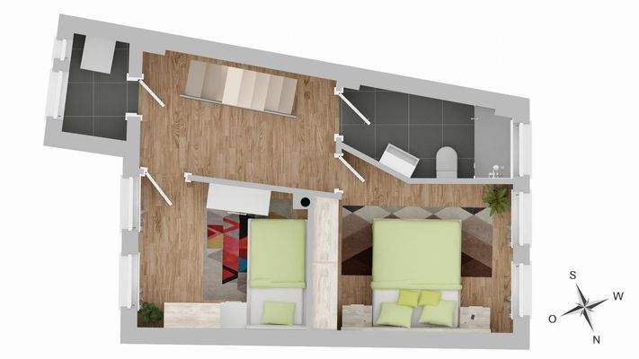 Grundriss Obergeschoss 