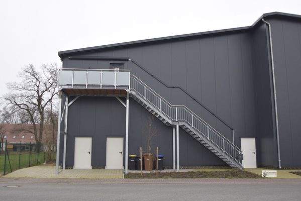 Treppenaufgang zur Wohnung