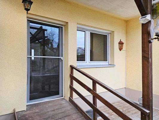 Zugang ins EG von der Terrasse