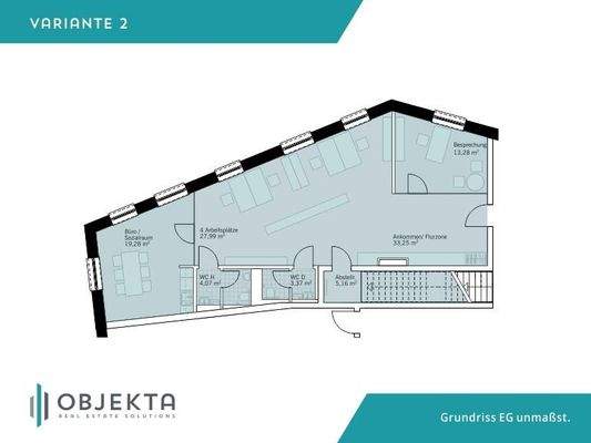 Grundriss EG Variante 2