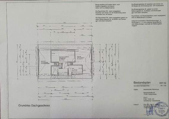 Grundriss Dachgeschoss