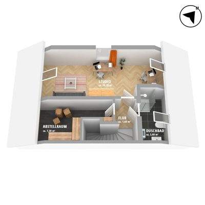 Grundriss Dachgeschoss