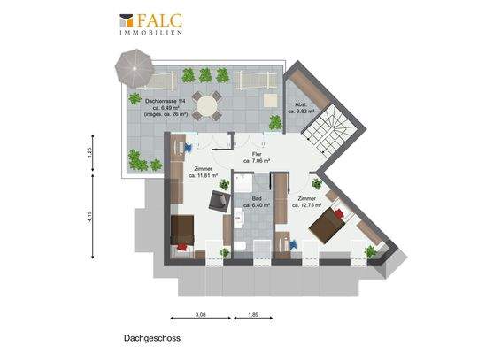 Grundriss DG (3. Etage)