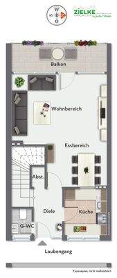 Grundriss Wohngeschoss