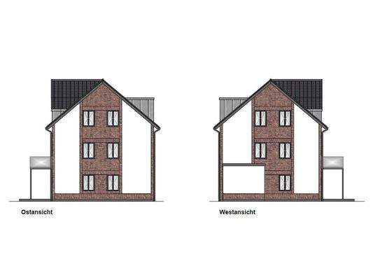 Ost- und Westansicht