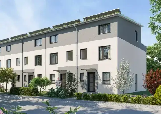 4 stilvolle Reihenhäuser