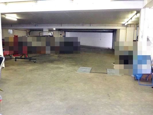 Tiefgarage von innen