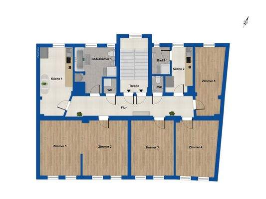 Grundriss 1. Obergeschoss