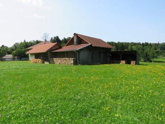 Nebengebäude mit direktem Zugang zur Wiese 