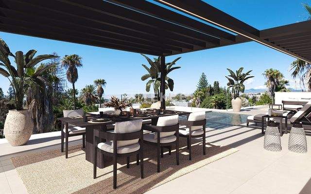 Opulent Villas within a Boutique Secured Complex in Marbella