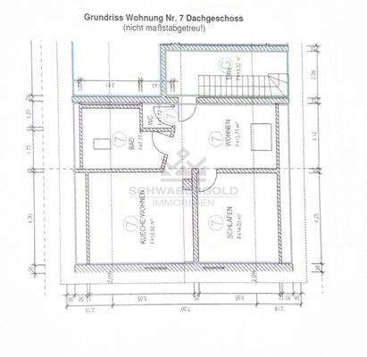 Grundriss Wohnung Nr.7 DG