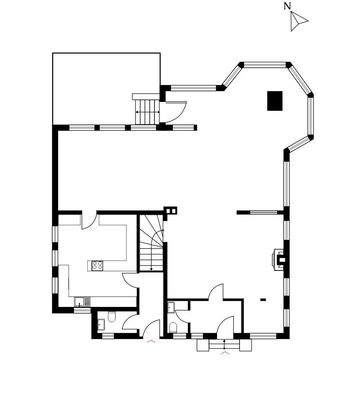 Erdgeschoss Haupthaus