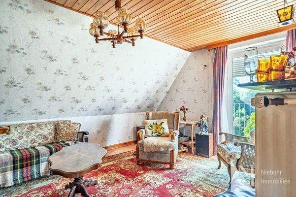 Wohnbereich mit Balkon 