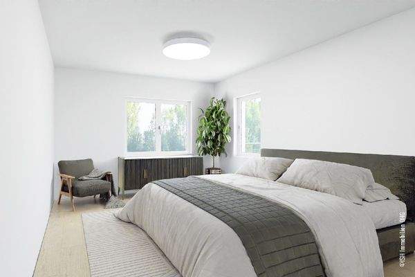 Schlafzimmer Visualisierung