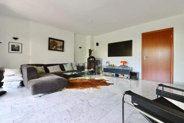 Wohnbereich mit Kaminofen - EG