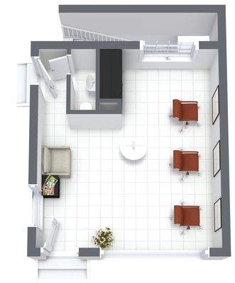 Grundriss-Skizze Ladenlokal