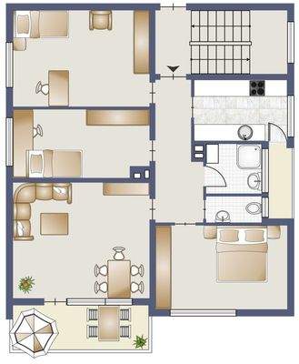 Grundriss zur Illustration