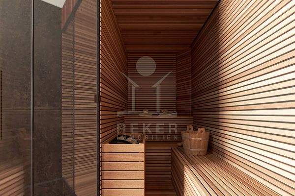 Luxuriöse Dachterrasse mit atemberaubendem Meerblick