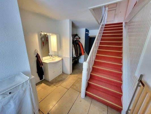 Zugang zum Dachgeschoss