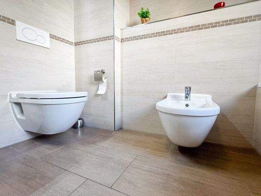 WC und Bidet