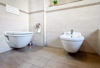 WC und Bidet