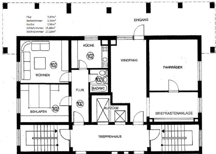2 Zimmer Wohnung in Stuttgart (Bergheim)