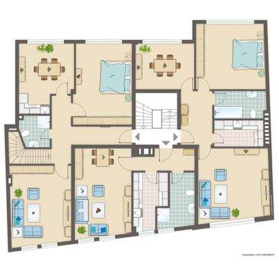 Grundriss 1.Obergeschoss Vorderhaus