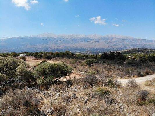 Kreta, Vamos: Malerisches Grundstück zum Verkauf im idyllischen Dorf