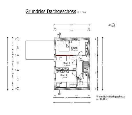 Grundriss Dachgeschoss