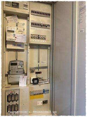 Hauptverteiler u. Zählereinheit