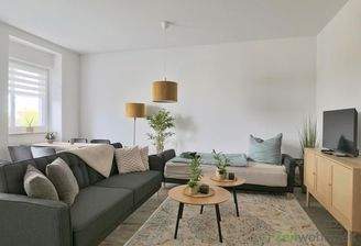 Blick ins Wohnzimmer