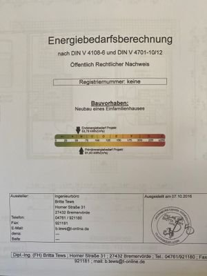 Energie-Bedarfsausweis 