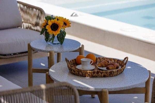 Kreta, Kefalas: Erstaunliche Steinvilla mit Meerblick und Pool zu verkaufen