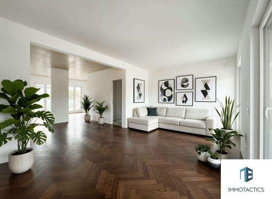 Wohnbereich / Essbereich - (KI generiert)