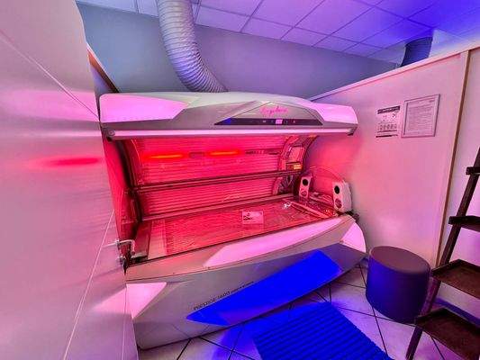 Eine von 8 Kabinen im Sonnenstudio