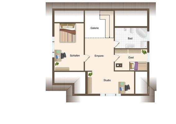 Grundriss Obergeschoss