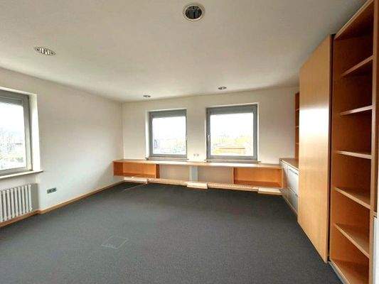 Blick in das Großraumbüro