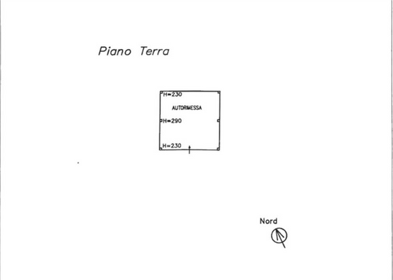 Grundriss Piano terra