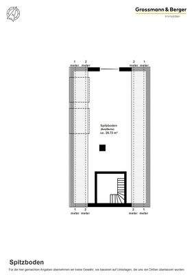 Grundriss Spitzboden