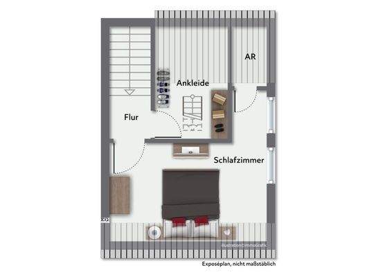 Grundriss obere Ebene