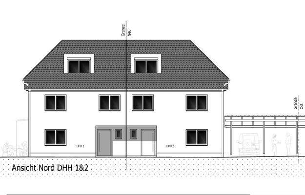 Ansicht Nord DHH 1+2