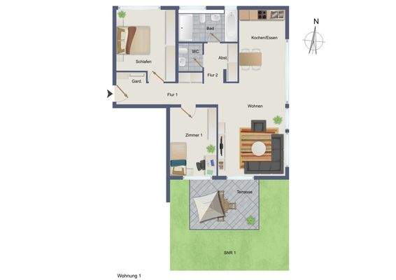 Wohnung 1