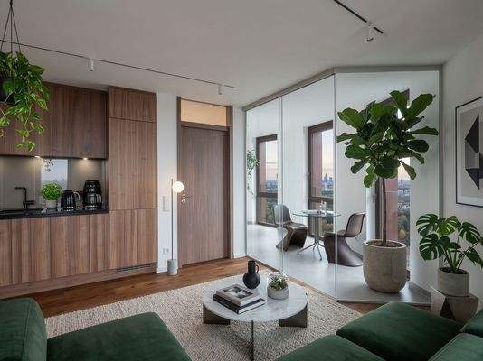 Zugang zum Wintergarten- Visualisiert